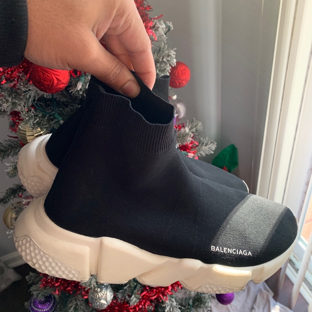 Balenciagas Speed Trainer Black / White